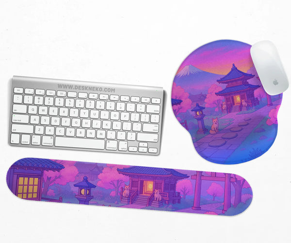 Sakura Ergonomic Wrist Rest - Deskneko