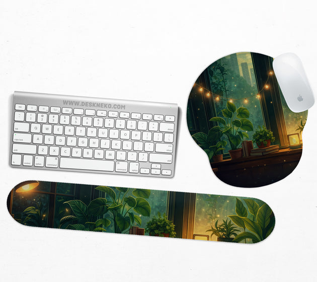 Lofi aesthetic ergonomic mousepad wrist rest