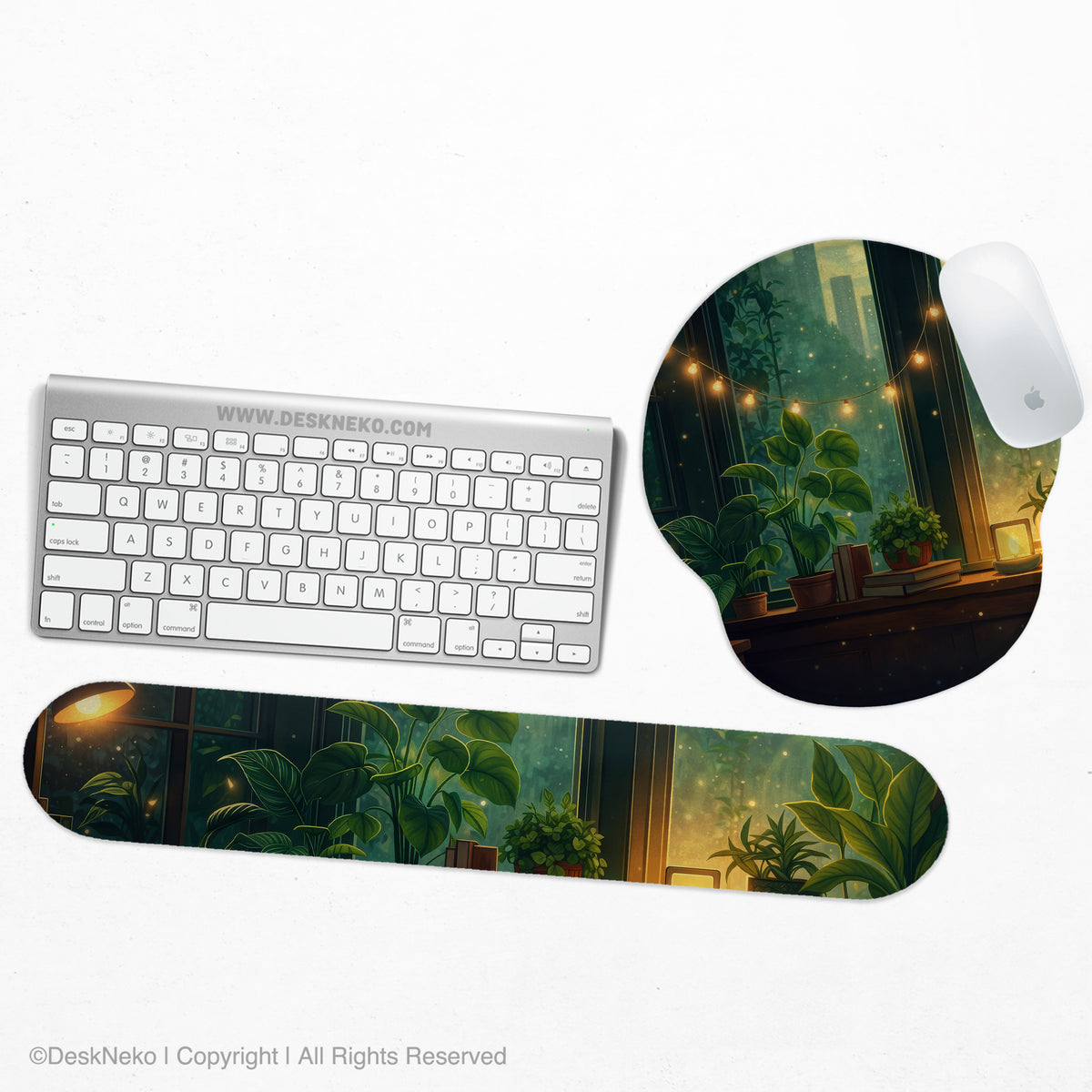 Lofi aesthetic ergonomic mousepad wrist rest
