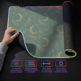 Celestial moon desk mat