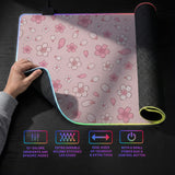 Sakura gaming desk mat