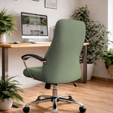 Sage green office chair cover