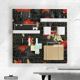 Koi fish pegboard set
