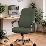 Warm forest green office chair cover