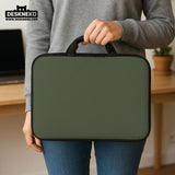 Midnight olive laptop sleeve