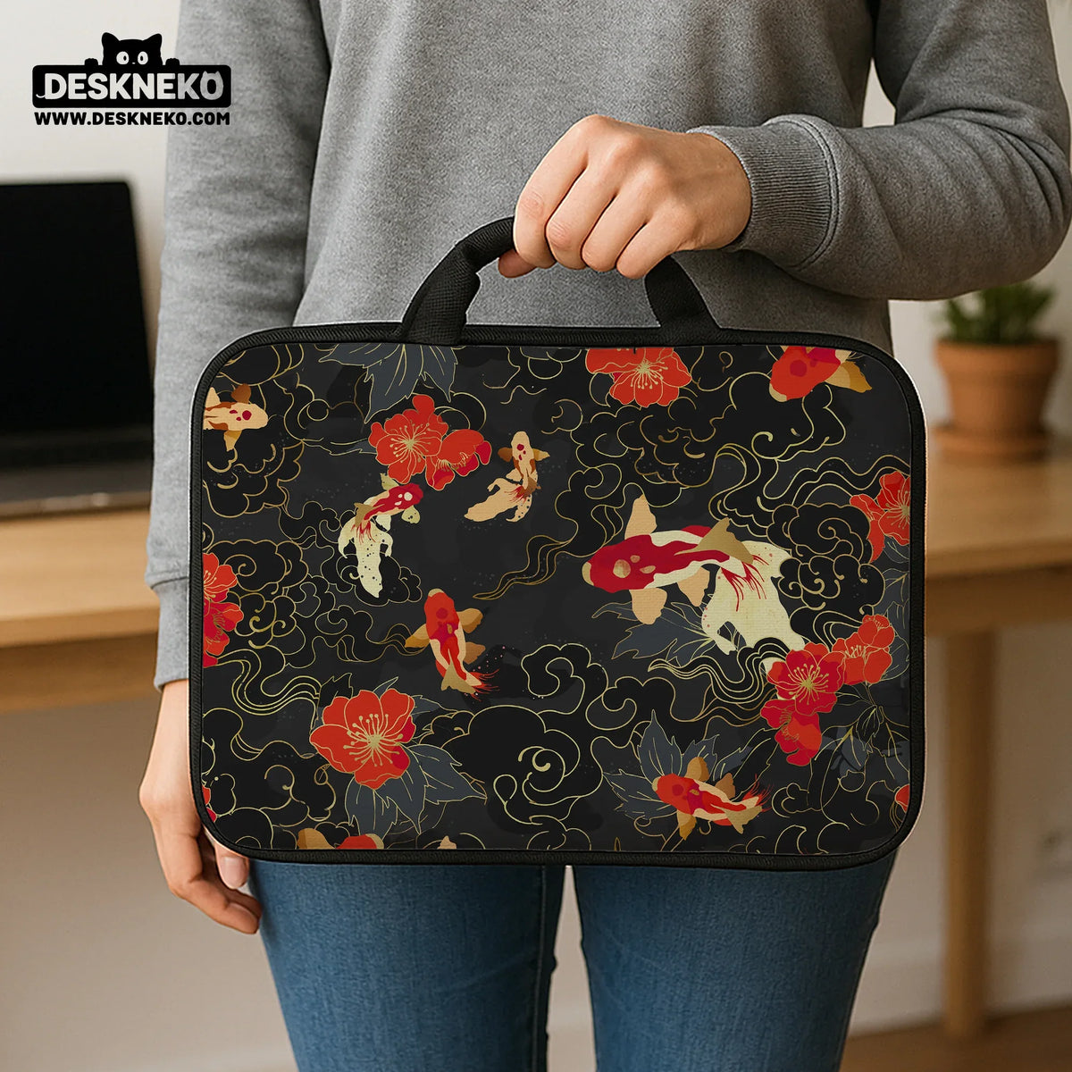 Koi fish laptop sleeve & bag