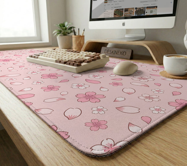 Sakura gaming desk mat