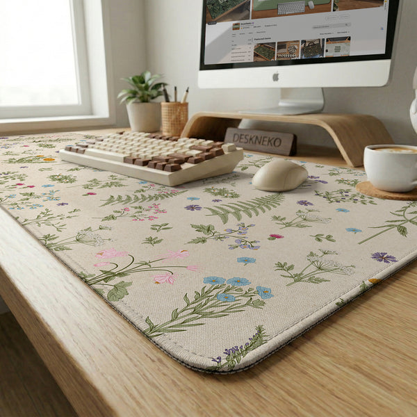 Wildflower Pattern Desk Mat - Desk Mat - Deskneko - Desk Mats & Mousepads