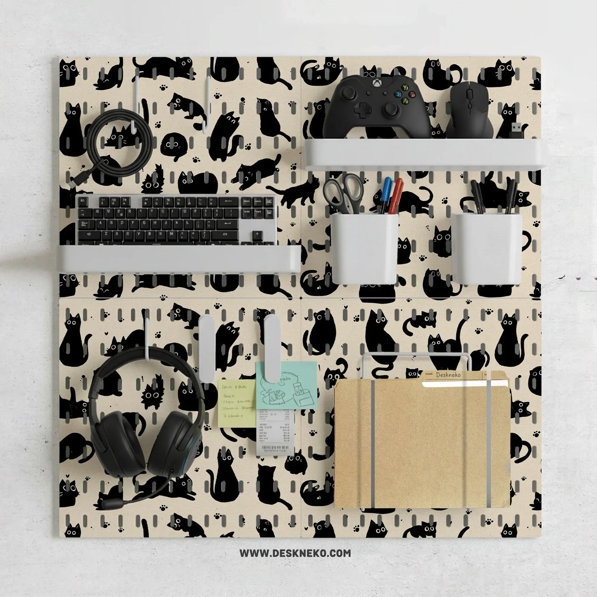 Black cats pegboard