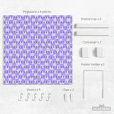 Cute purple pegboard