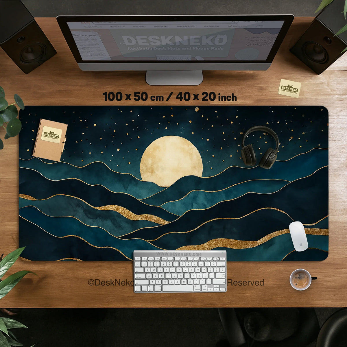 Moonrise desk mat