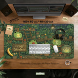Frog garden deskmat