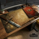 Fantasy map deskmat mousepad,
