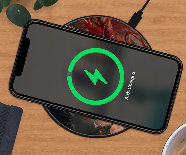 Red Dragon Wireless Charger - Deskneko