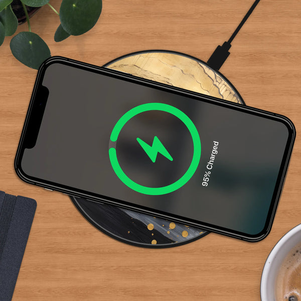 Black Gold Wireless Charger - Deskneko