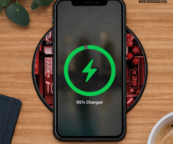Tokyo Neon Wireless Charger - Deskneko