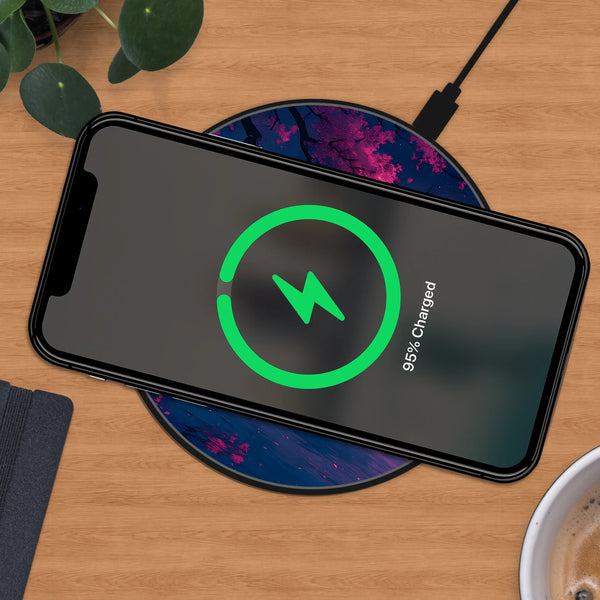 Sakura Moon Wireless Charger - Deskneko