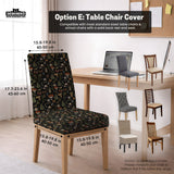 Woodland pattern desk chair cover