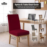 Burgundy office chair cover for desk chairs and home offices