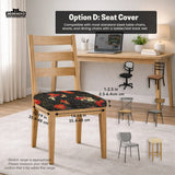 Japanese koi office chair cover