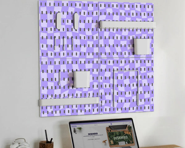 Cute purple pegboard