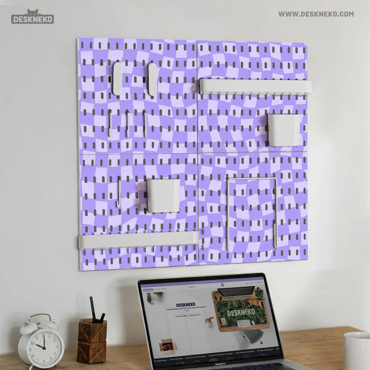 Cute purple pegboard
