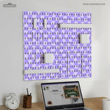 Cute purple pegboard