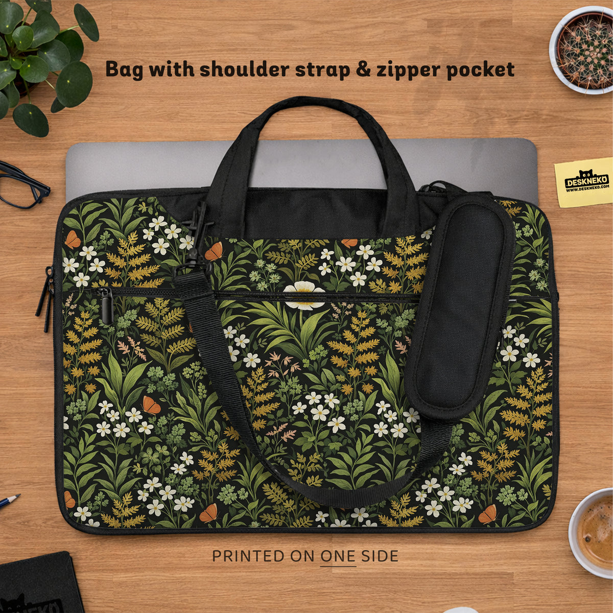 Wildflower laptop sleeve & bag