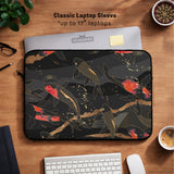 Koi waves laptop sleeve