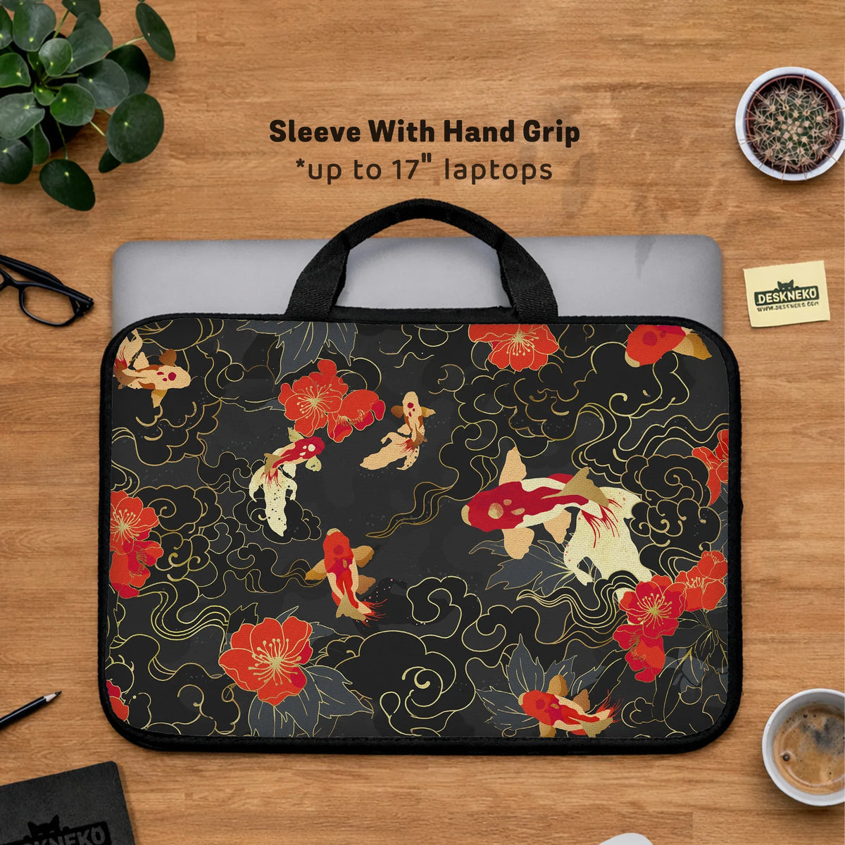 Koi fish laptop sleeve & bag