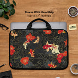 Koi fish laptop sleeve & bag