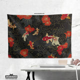 Koi fish wall tapestry