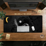 Yin yang koi deskmat