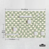 Green checker pegboard