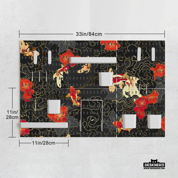 Koi Fish Pegboard Set - Deskneko