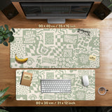 Positive affirmations desk mat mousepad