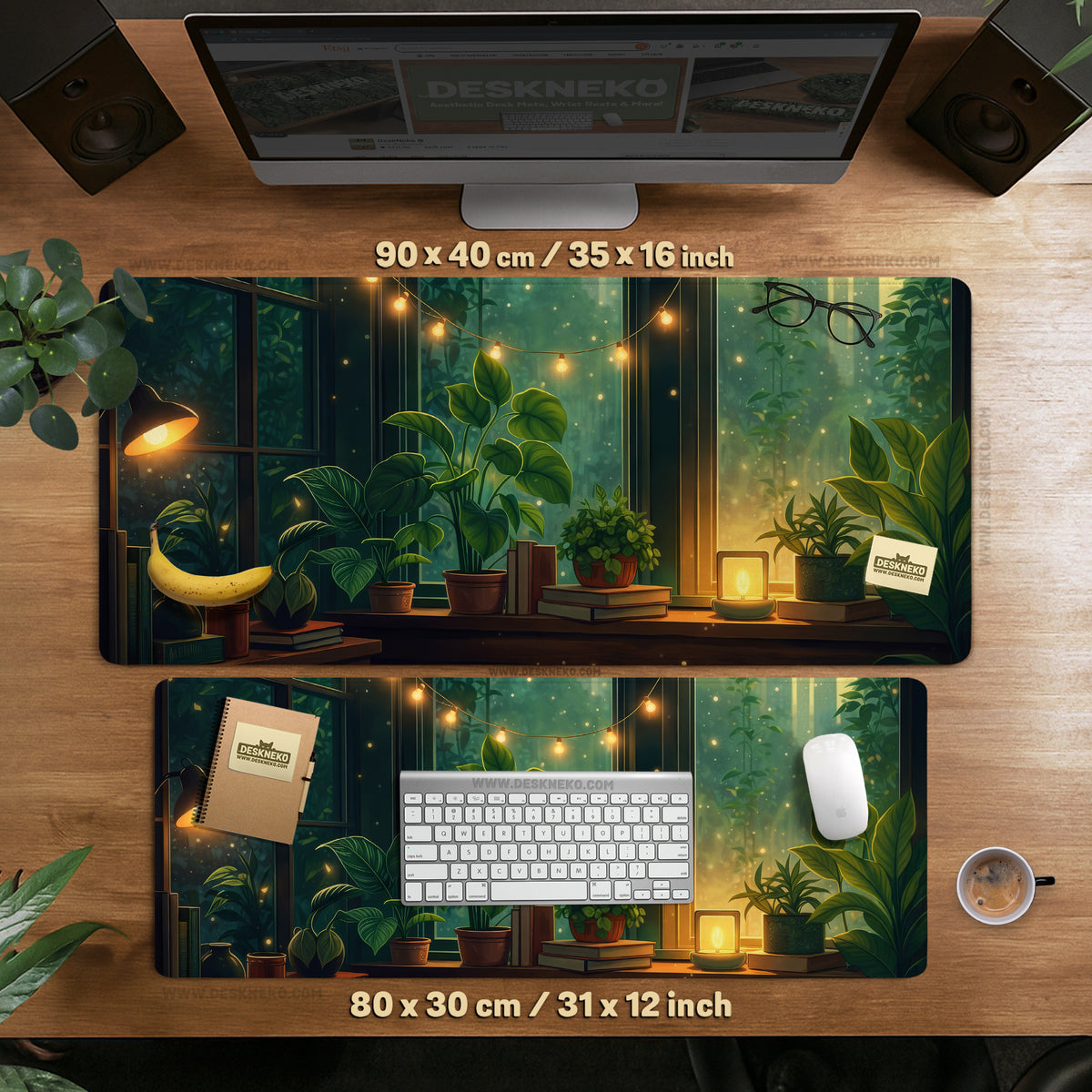 Lofi aesthetic desk mat mousepad