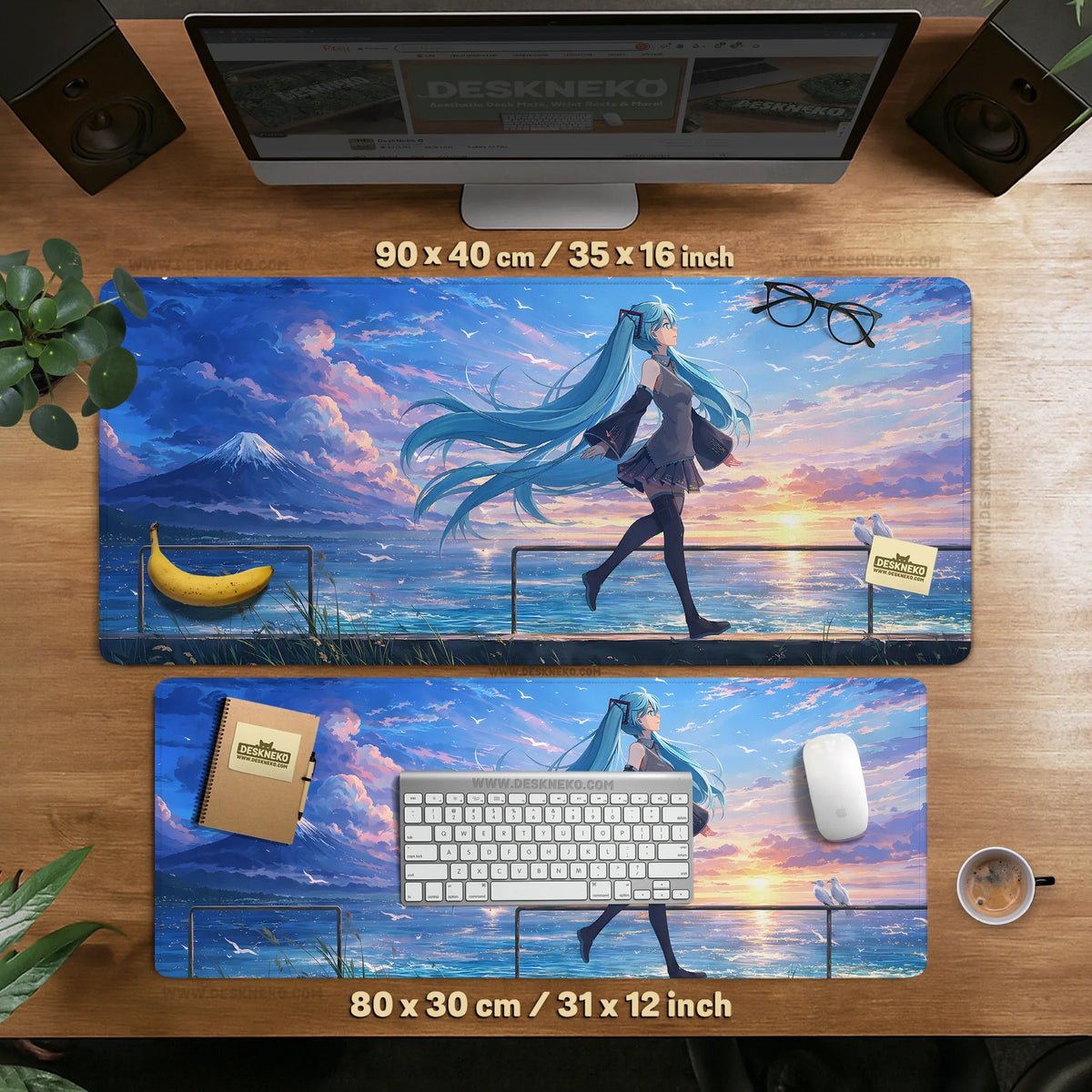 Anime girl landscape