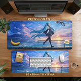 Anime girl landscape