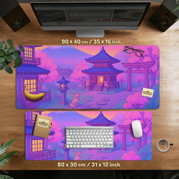 Pastel Sakura Anime Mousepad - Deskneko