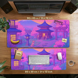 Pastel sakura anime mousepad
