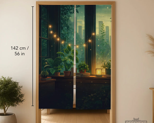 Lofi cozy noren door curtain