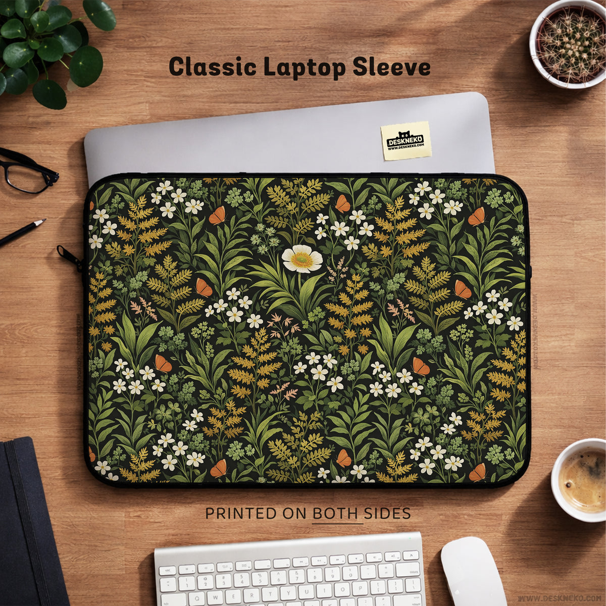 Wildflower Laptop Sleeve & Bag - Laptop Sleeve - Deskneko - Laptop Sleeves & Bags