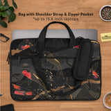 Koi waves laptop sleeve