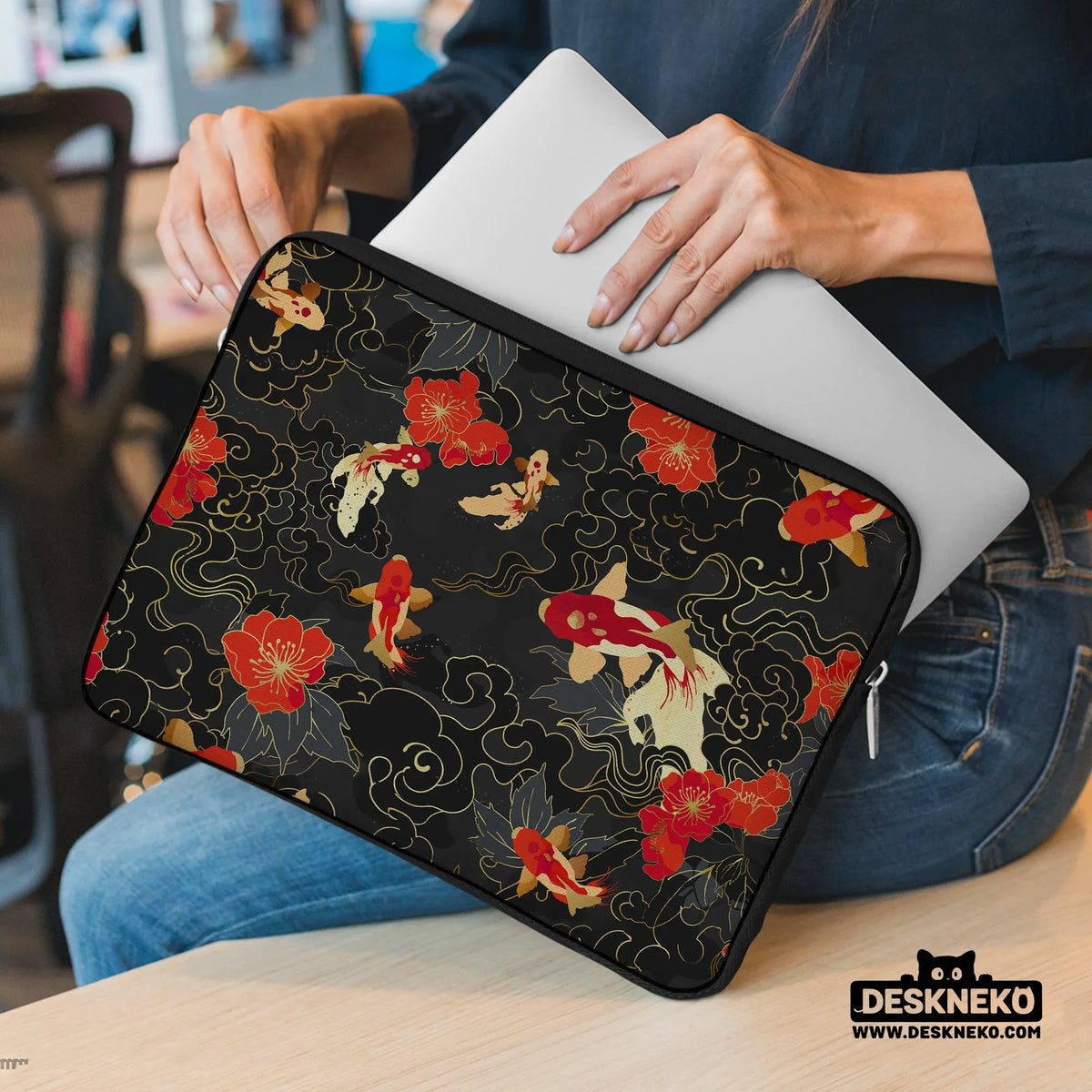 Koi fish laptop sleeve & bag