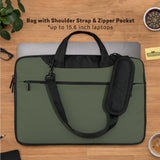 Midnight olive laptop sleeve