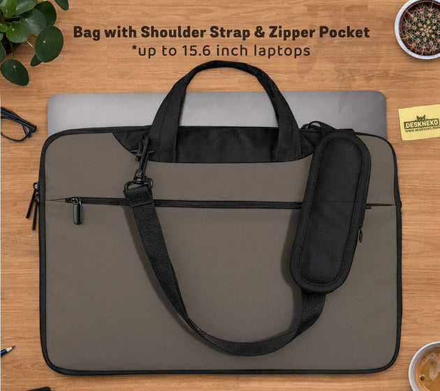 Cocoa laptop sleeve case, minimalist padded notebook cover