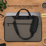Cocoa laptop sleeve case, minimalist padded notebook cover