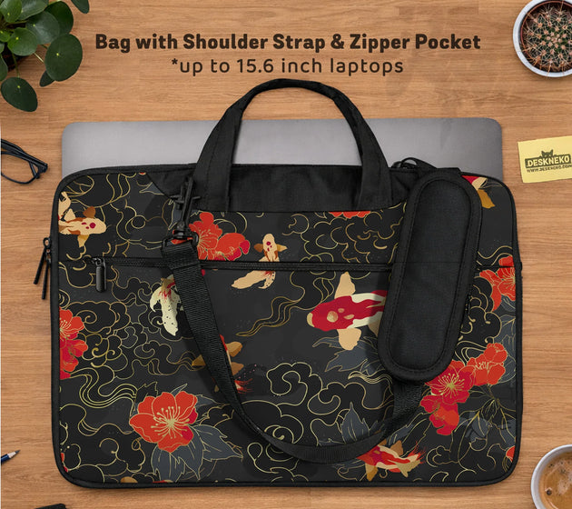 Koi fish laptop sleeve & bag