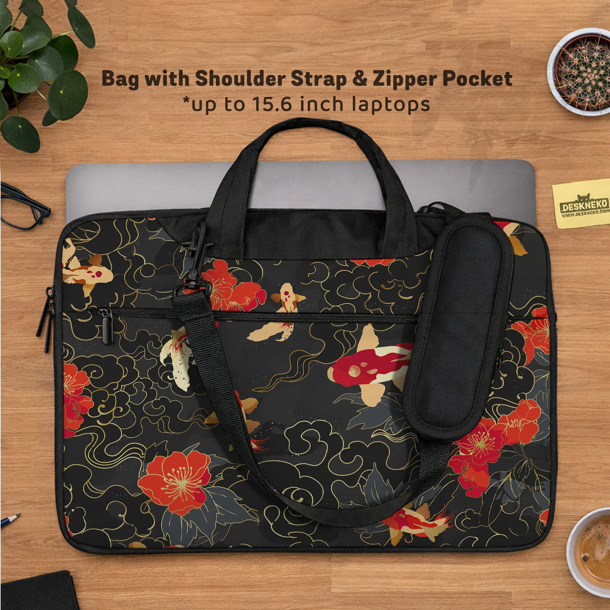 Koi fish laptop sleeve & bag